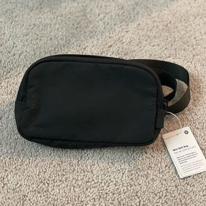 lululemon black mini belt bag